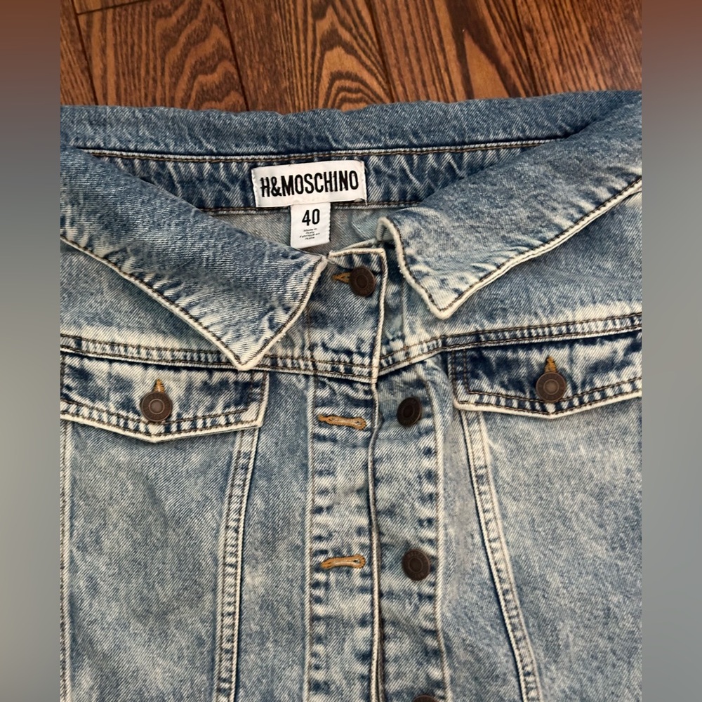 Moschino Washed Denim Mini Skirt - Picture 2 of 4